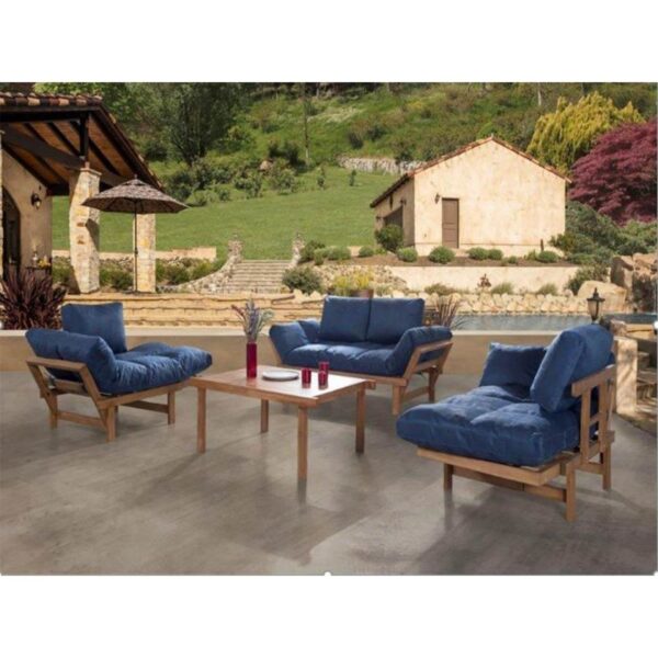 Anka Indoor Seating Set | 4 Pieces | Woody
