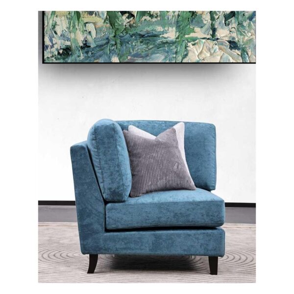 Corner Sofa Set | 4 Pieces | Blue - Image 5