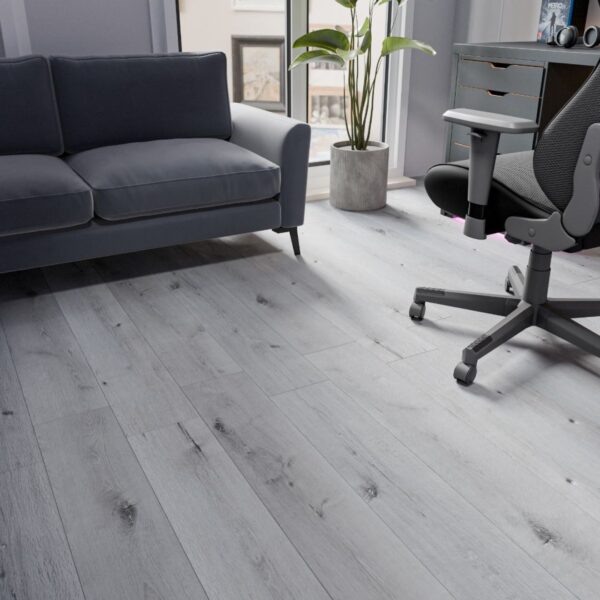 Parquet SPC | 122 x 18 x 0.4 cm | Light Grey - Image 4