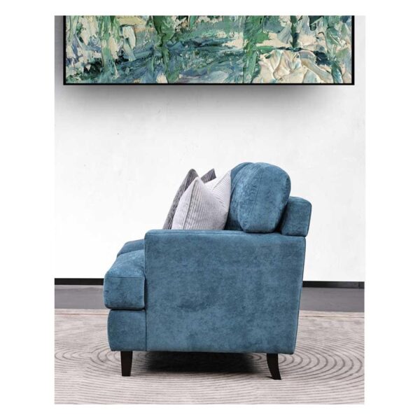 Corner Sofa Set | 4 Pieces | Blue - Image 9