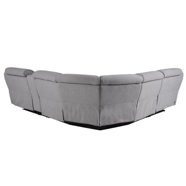 Corner Sofa Set | 6 Pieces | Grey - Image 5