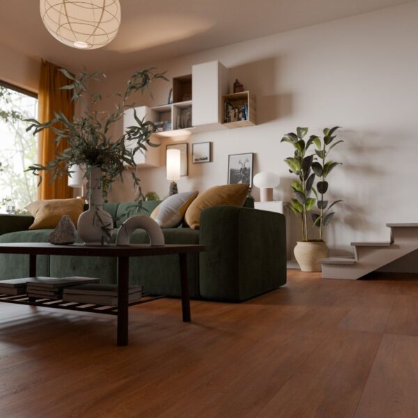Chinese Flat Parquet | 121.8 x 19.8 x 0.8 cm | Brown - Image 3