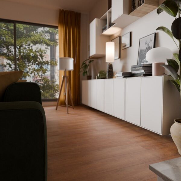 Chinese Flat Parquet | 121.8 x 19.8 x 0.8 cm | Brown - Image 6