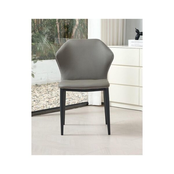 Dining Table | 8 Chairs | Orange & Grey - Image 5