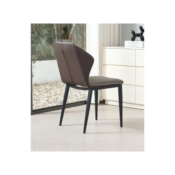 Dining Table | 8 Chairs | Orange & Grey - Image 6