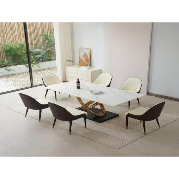 Dining Table | 6 Chairs | Cream