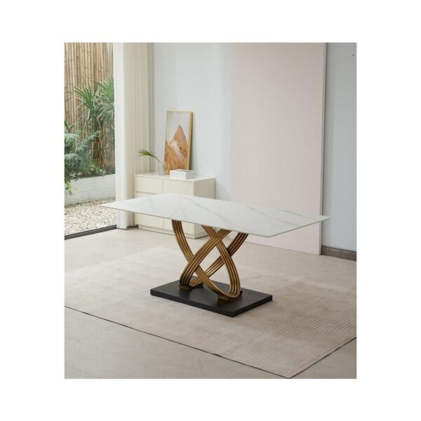 Dining Table | 6 Chairs | Cream - Image 2
