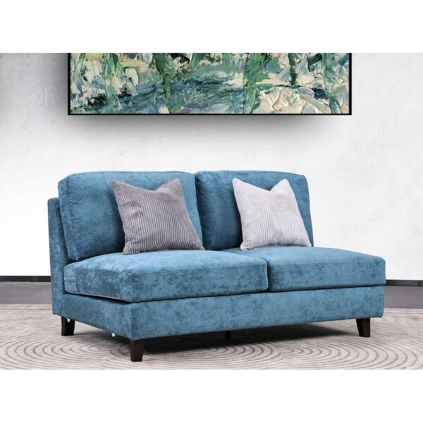 Corner Sofa Set | 4 Pieces | Blue - Image 2