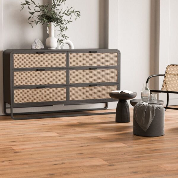 German HDF V-Groove Parquet | 137.6 x 19.3 x 0.8 cm | Beige - Image 3