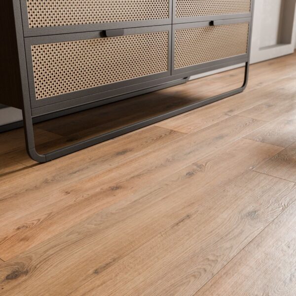 German HDF V-Groove Parquet | 137.6 x 19.3 x 0.8 cm | Beige - Image 4