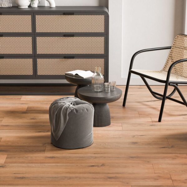 German HDF V-Groove Parquet | 137.6 x 19.3 x 0.8 cm | Beige - Image 5