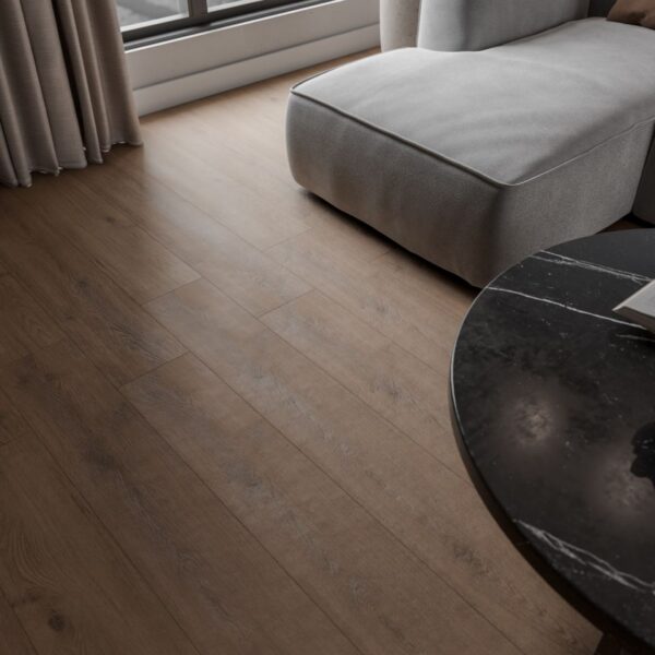 German HDF V-Groove Parquet | 137.6 x 19.3 x 0.8 cm | Beige - Image 6