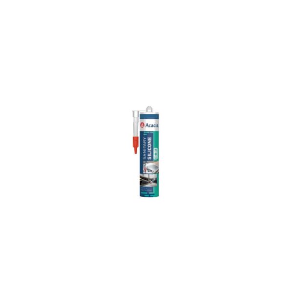 Acacia Sanitary Silicon | Acetoxy Collection | 280 ml | White