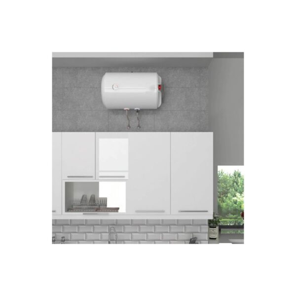 Cerosa Vertical Fat Water Heater | By Saudi Ceramics | 50 Litre | White