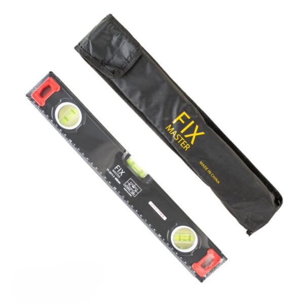 FixMaster Professional Aluminum Horizontal Balance Ruler | 400 mm