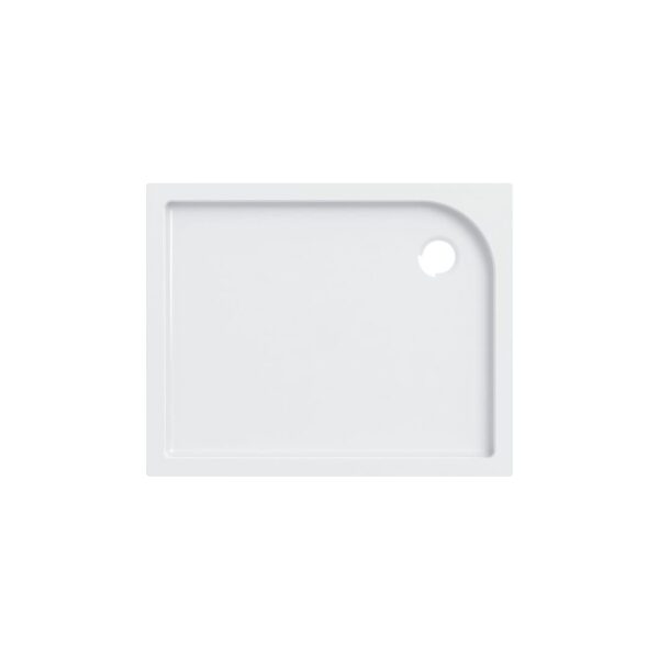 Geberit Rectangular Acrylic Foot Bath | Nemea Collection | 100 x 80 cm | White