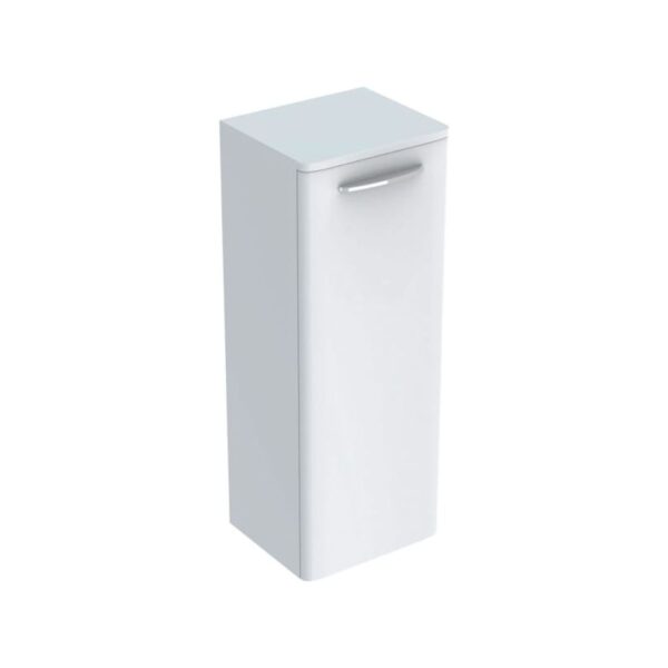 Geberit Wall Hung Side Cabinet | Selnova Collection | 33 x 86 cm | White