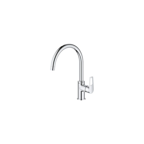 Grohe Single Lever Kitchen Basin Mixer | Bauloop Collection | 1/2 Inch | Chrome