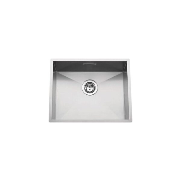 Rodi Bowl With Rounded Valve Kitchen Sink | Box Line Collection | 53.6X43.6 cm