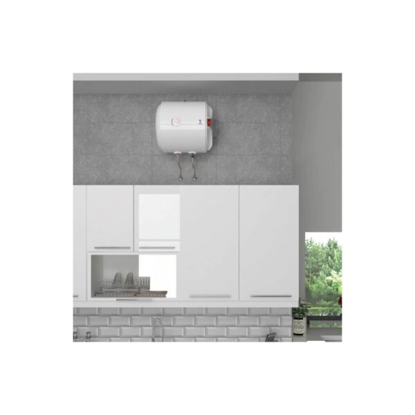 Saudi Ceramic Horizontal Water Heater | 50 Litre | White