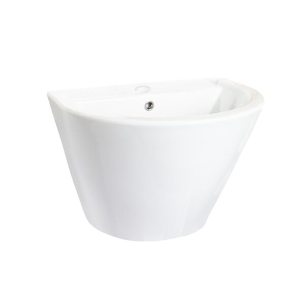 Saudi Ceramics Wall Hung Bathroom Sink | Diamond Collection | 56.5 cm | White