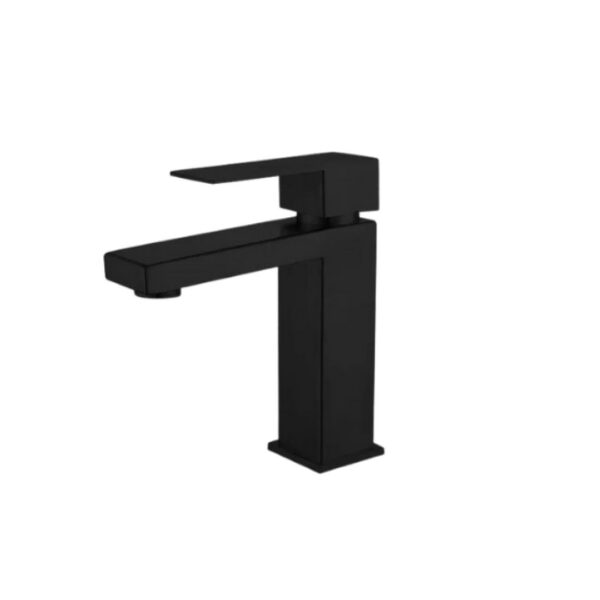 Rectangle Lever Bathroom Basin Mixer | Black