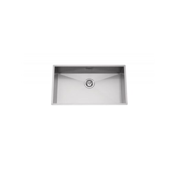 Rodi Bowl With Rounded Valve Kitchen Sink | Box Line Collection | 77.6X43.6 cm